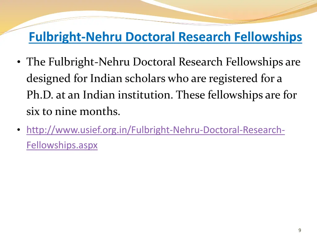 fulbright nehru doctoral research fellowships