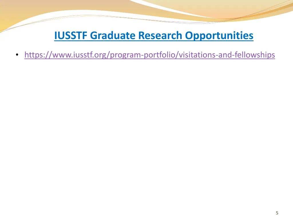 iusstf graduate research opportunities