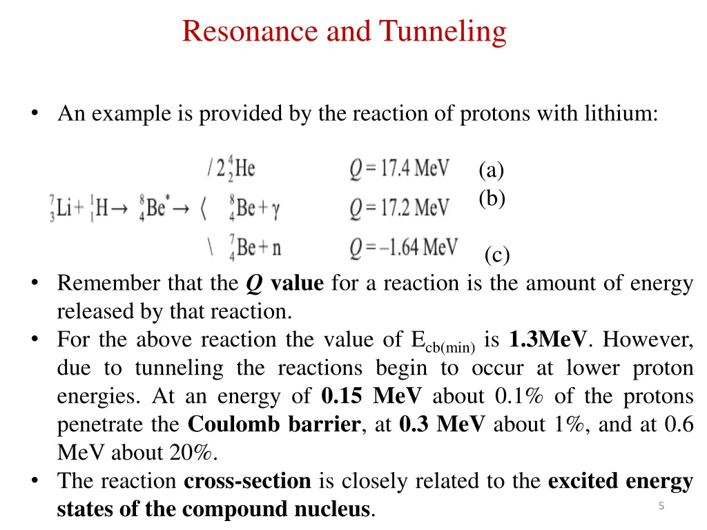 resonance and tunneling 1