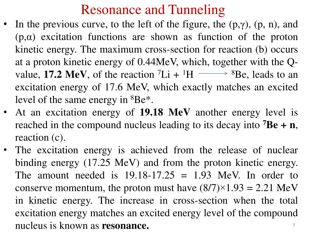 resonance and tunneling 3