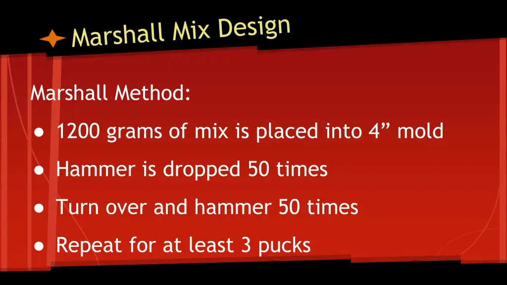 marshall method