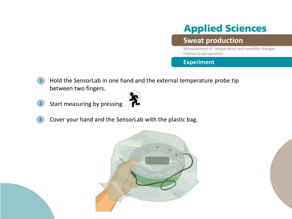 sweat production measurement of temperature 11