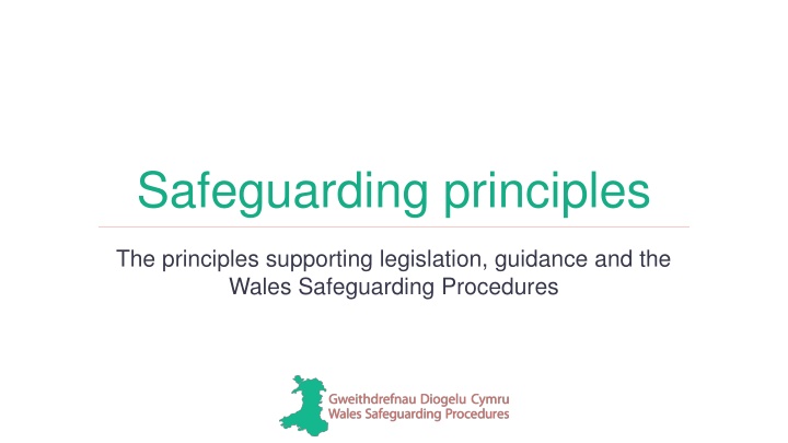 safeguarding principles