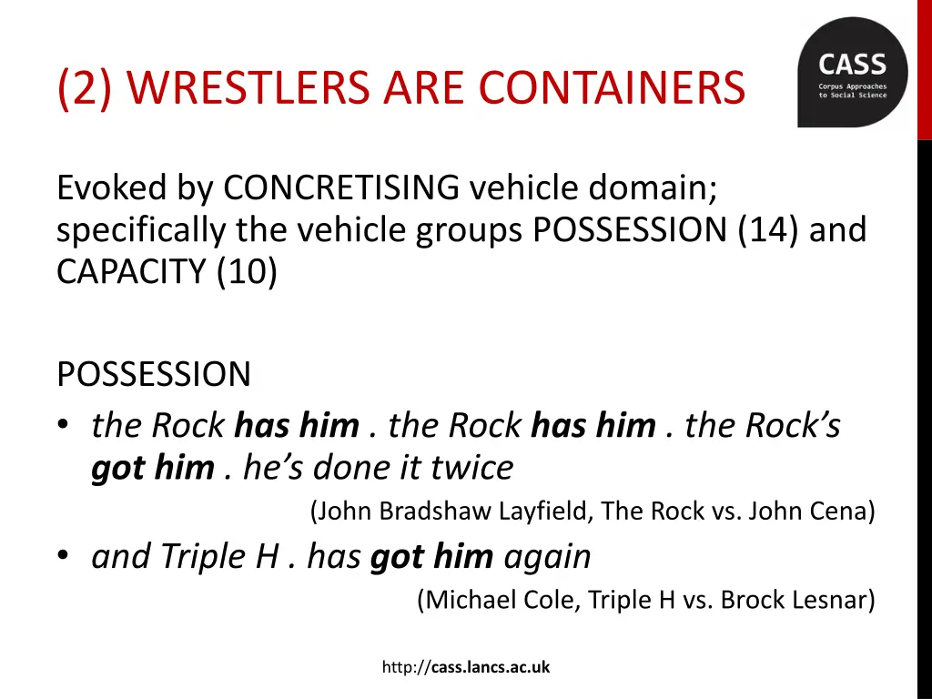 2 wrestlers are containers