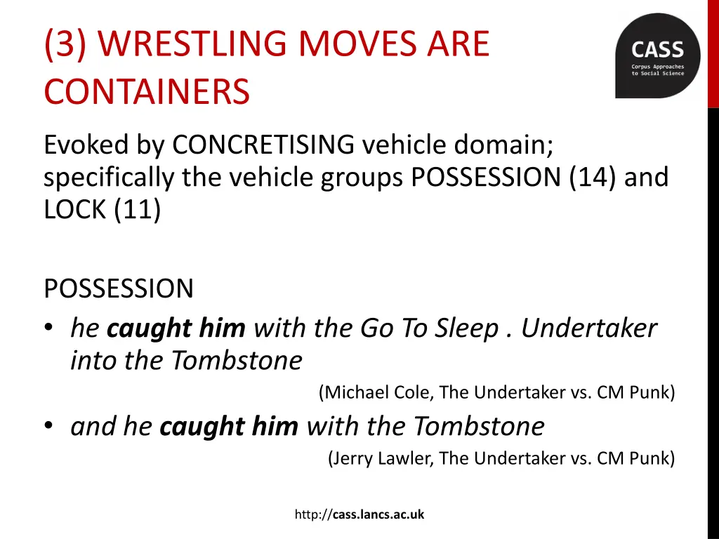 3 wrestling moves are containers