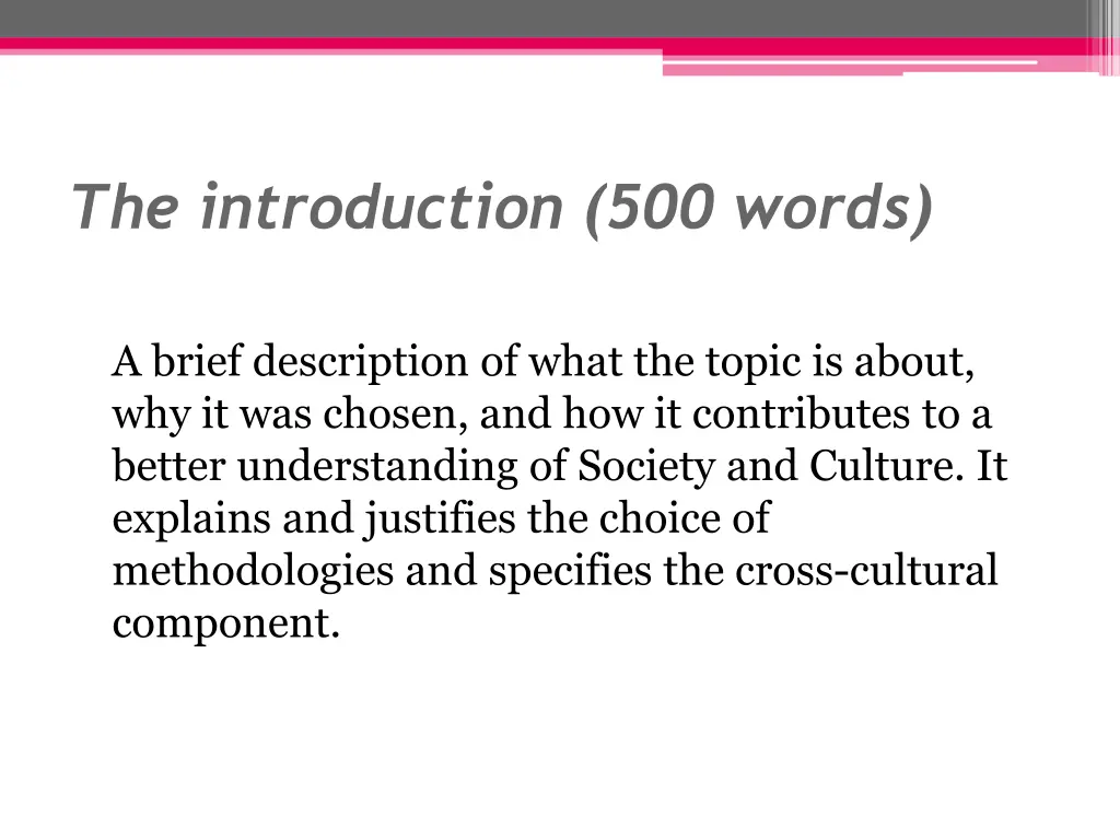 the introduction 500 words