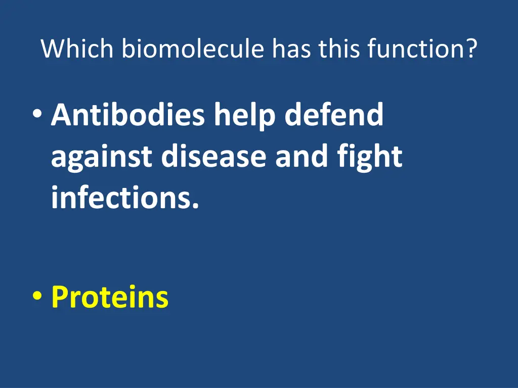 which biomolecule has this function 2