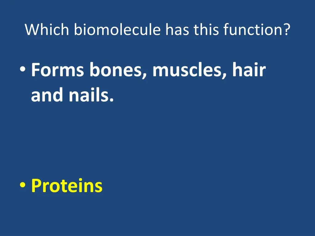 which biomolecule has this function 6