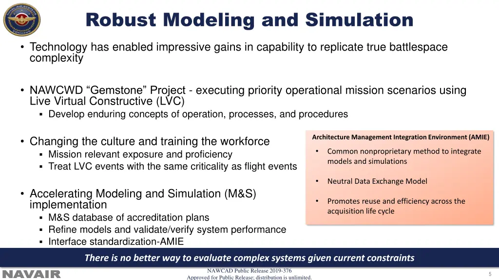 robust modeling and simulation