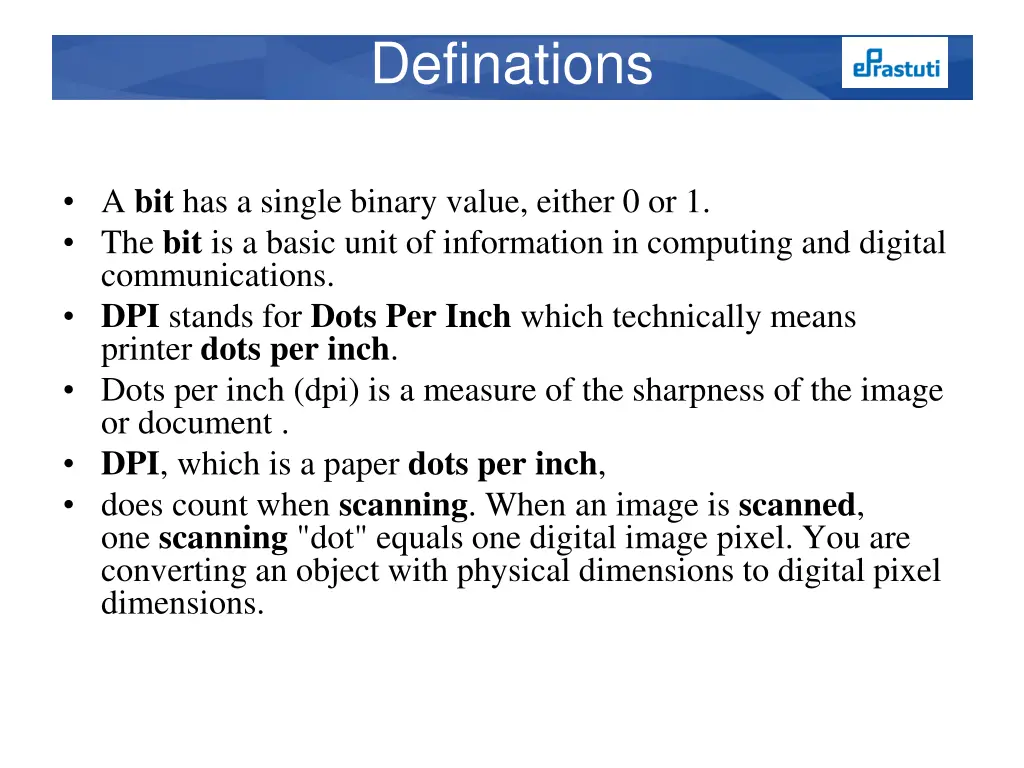 definations