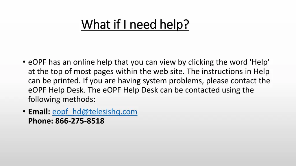 what if i need help what if i need help