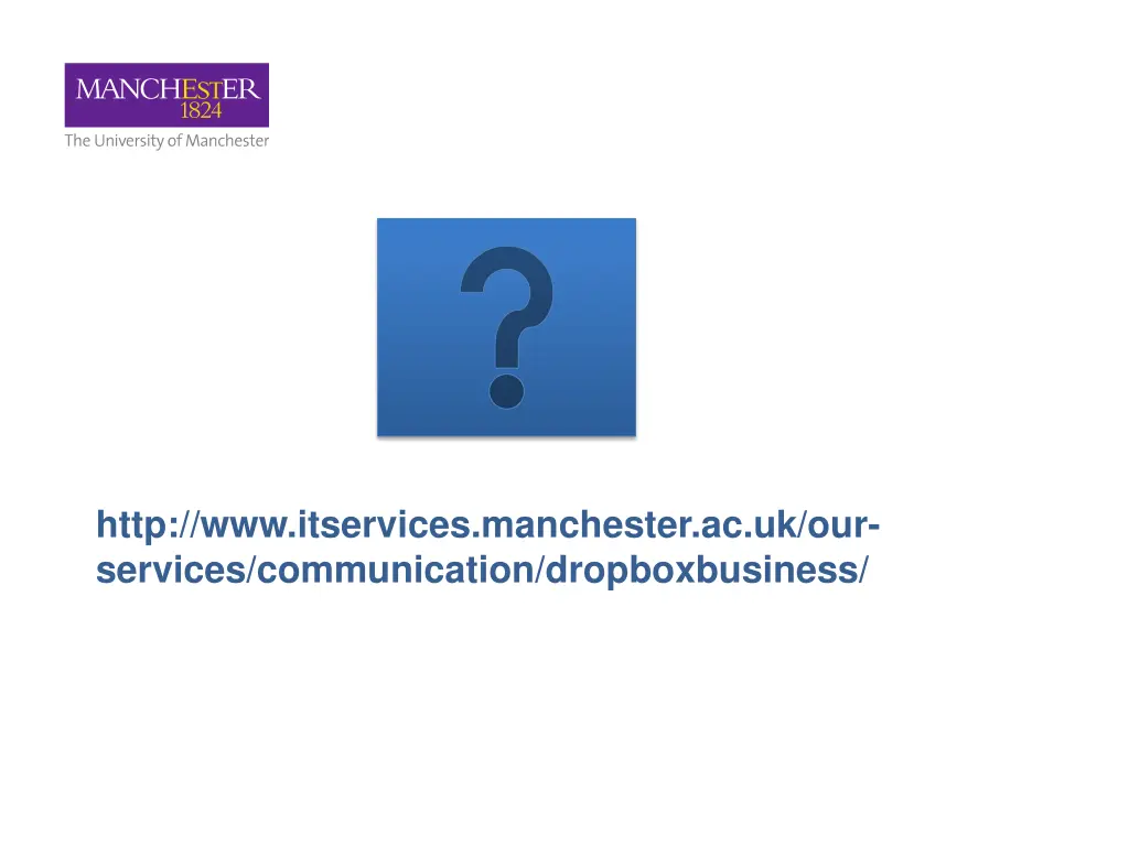 http www itservices manchester ac uk our services