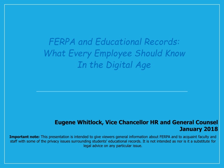 ferpa and educational records what every employee