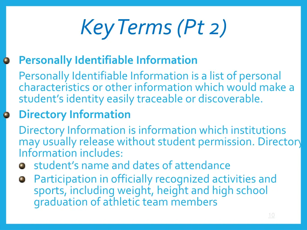 key terms pt 2