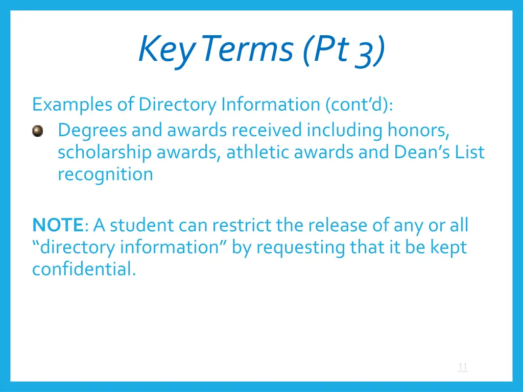 key terms pt 3