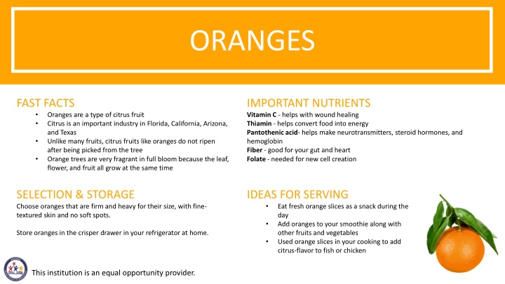 oranges