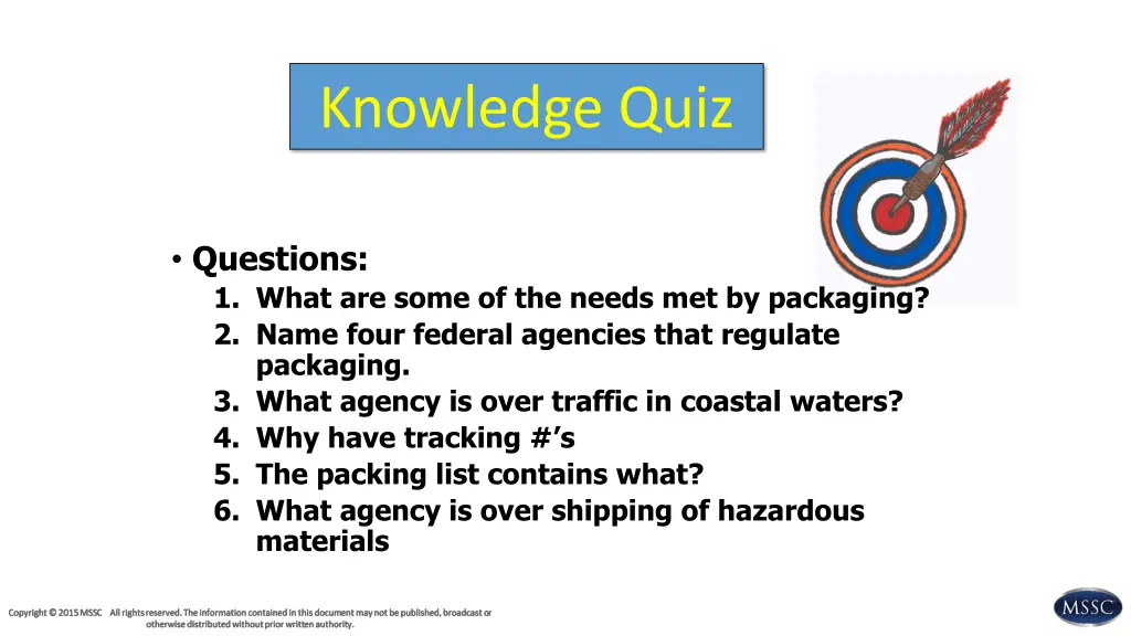 knowledge quiz