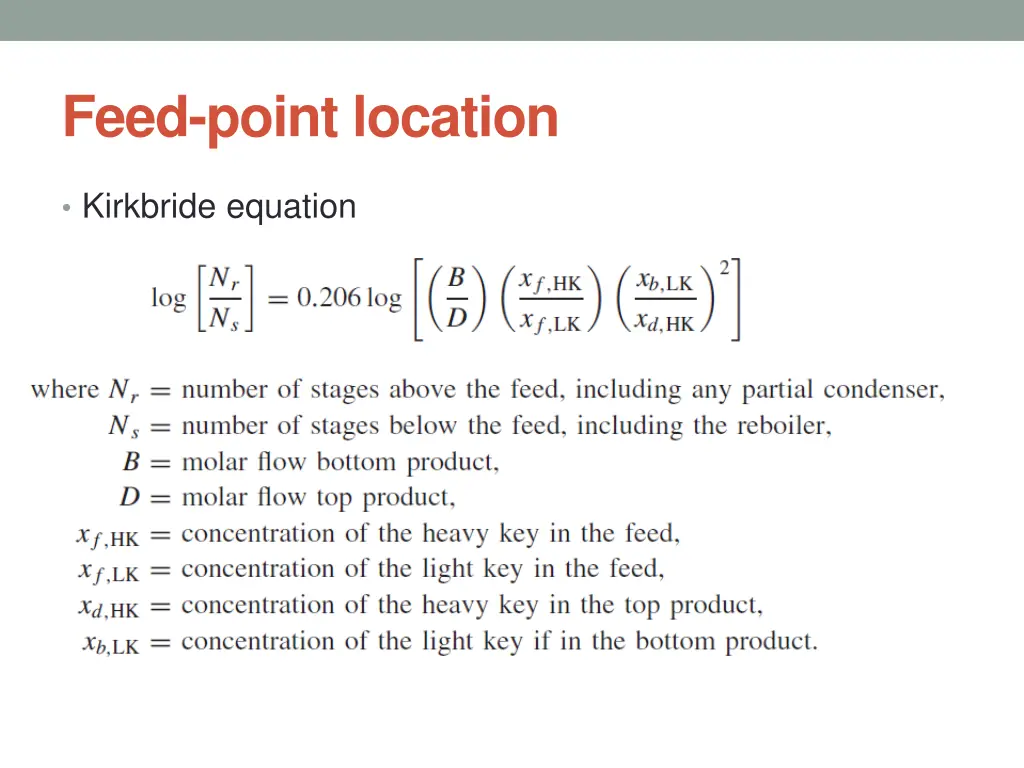 feed point location