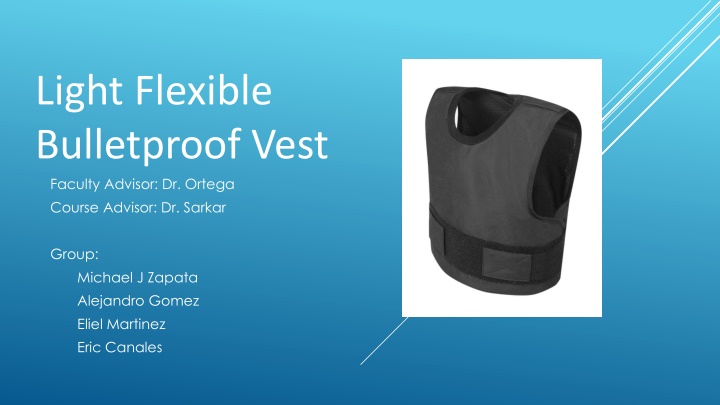 light flexible bulletproof vest