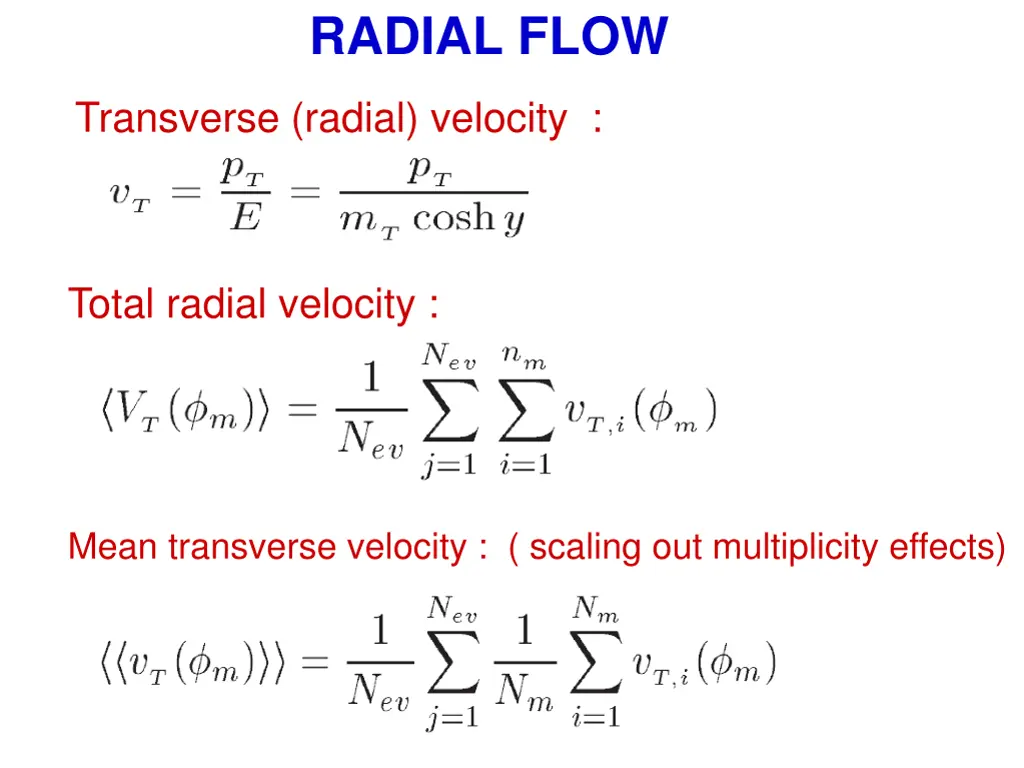 radial flow