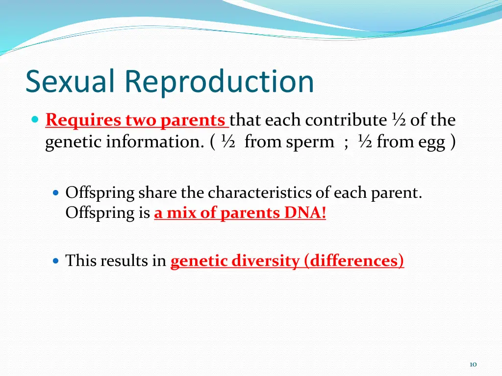 sexual reproduction