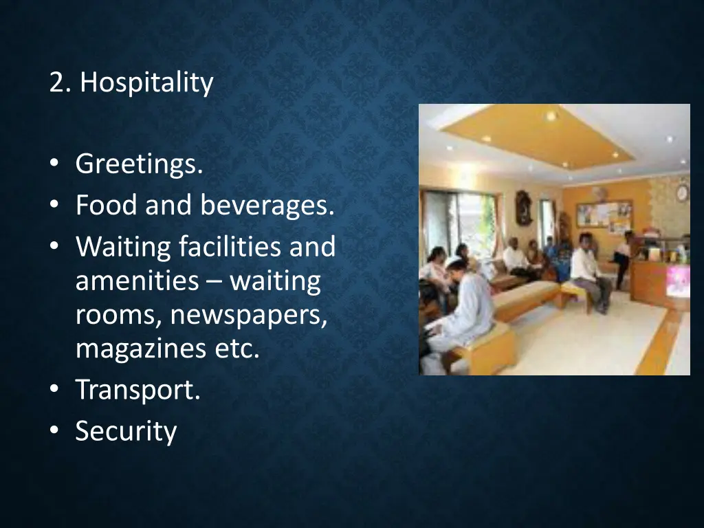 2 hospitality