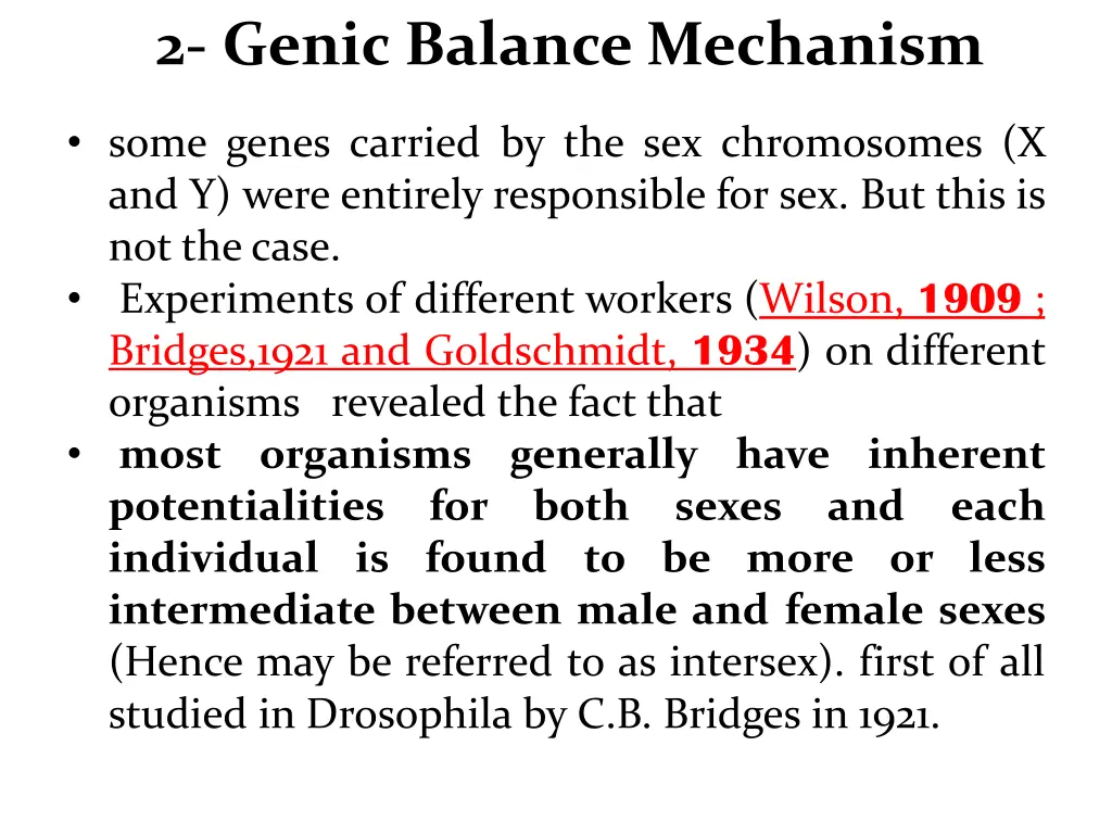 2 genic balance mechanism