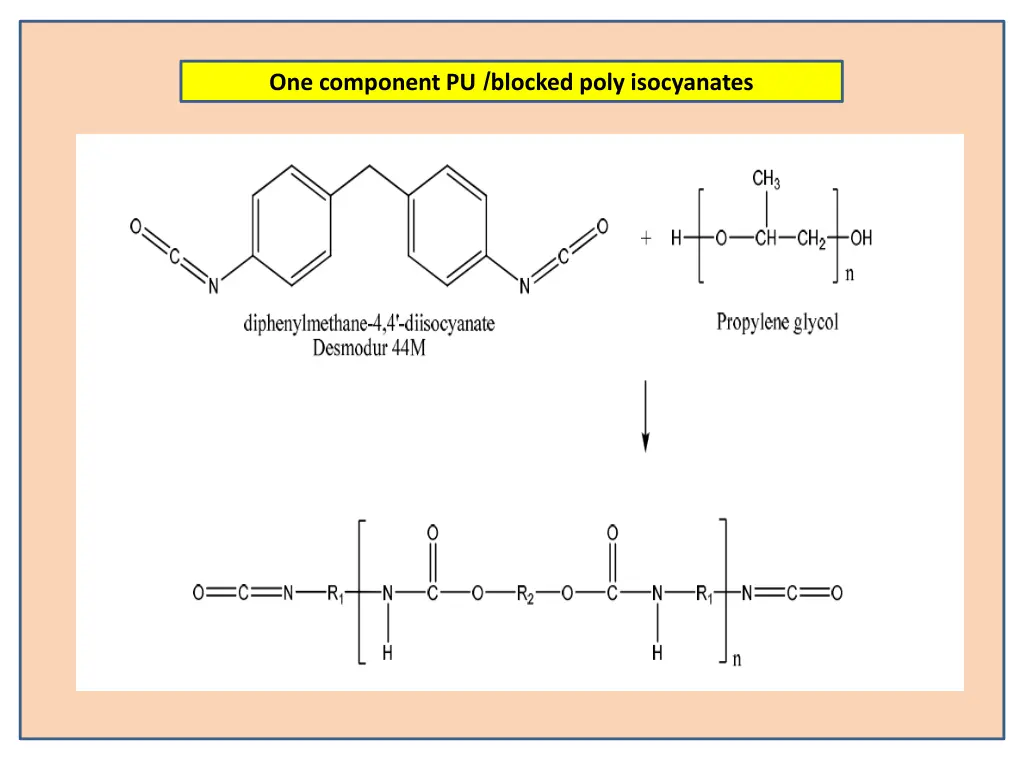 one component pu blocked poly isocyanates