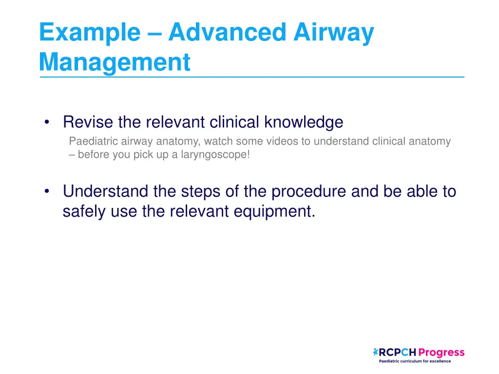 example advanced airway management