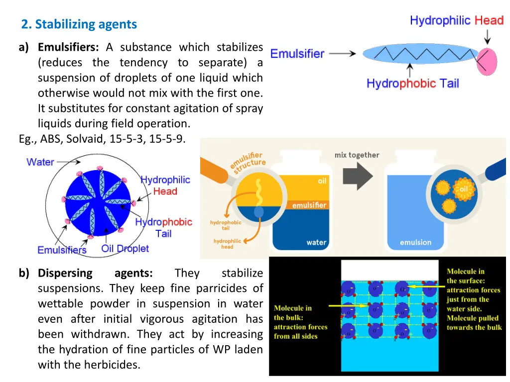 2 stabilizing agents