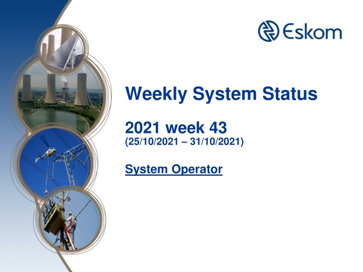 weekly system status