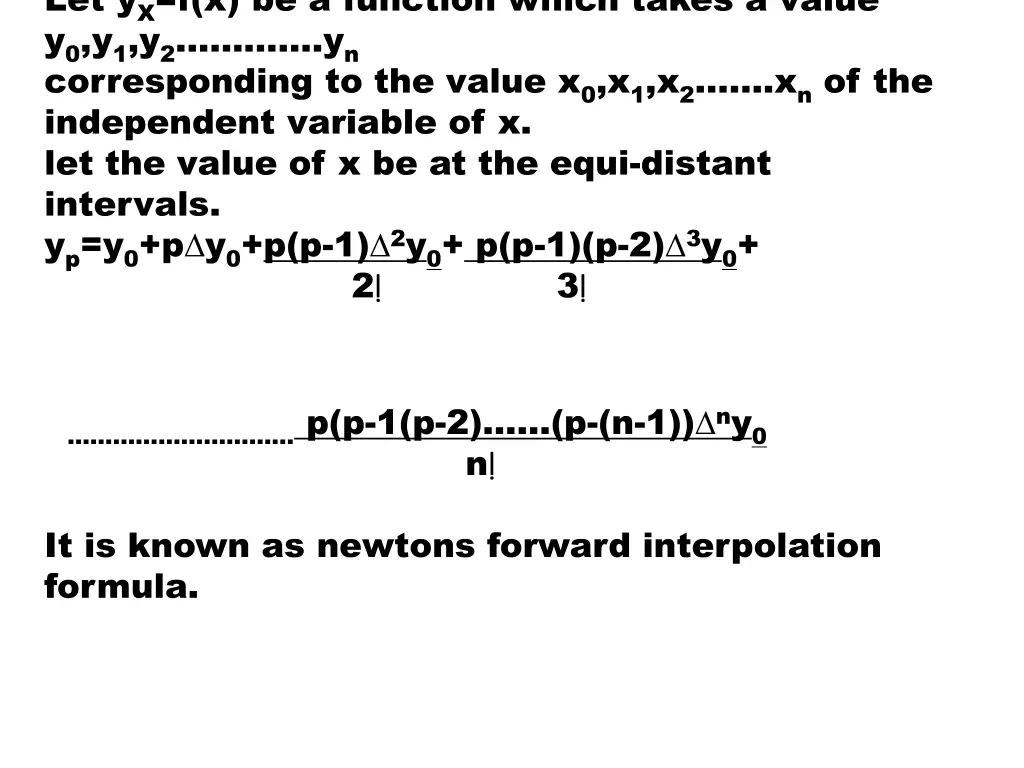 let y x f x be a function which takes a value