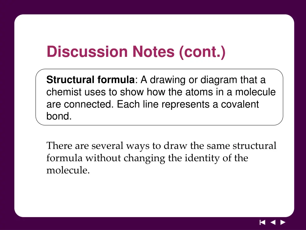 discussion notes cont