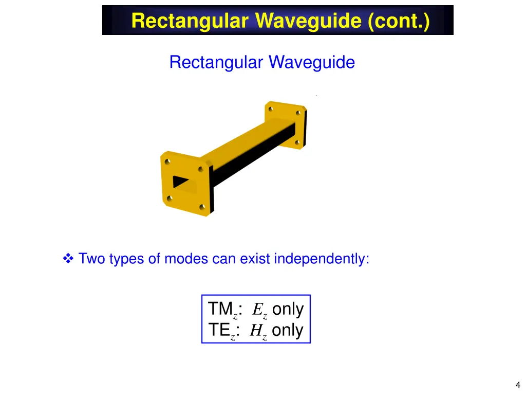 rectangular waveguide cont 1