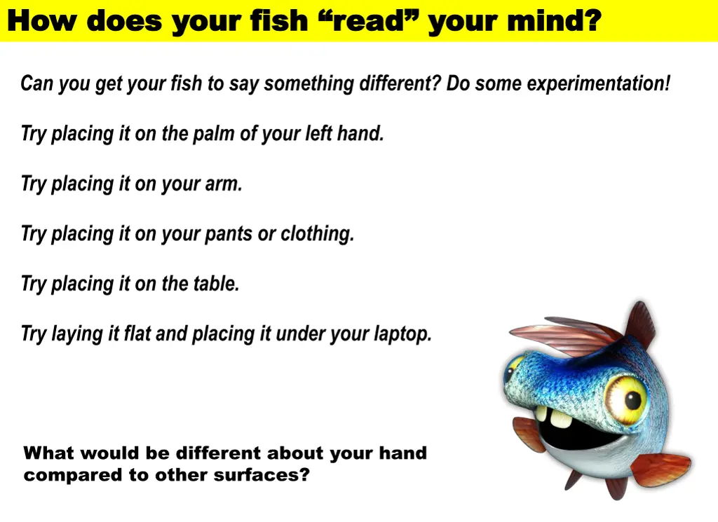 how does your fish read your mind how does your