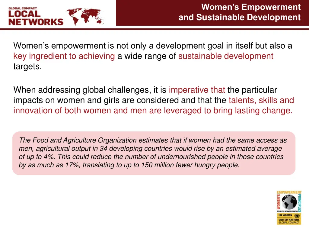 women s empowerment and sustainable development 1