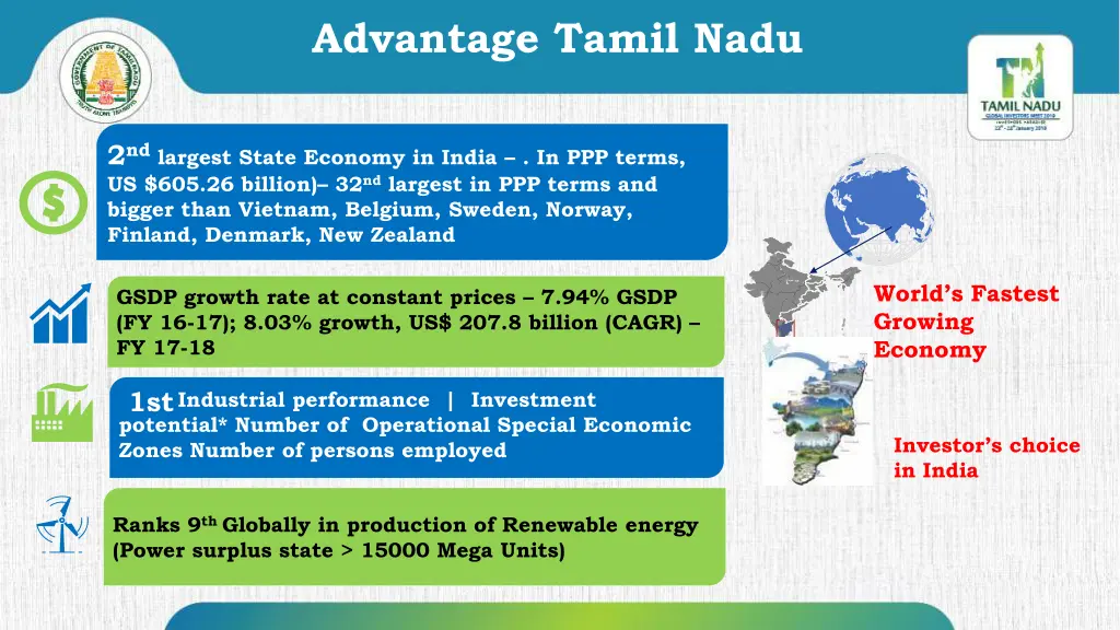 advantage tamil nadu