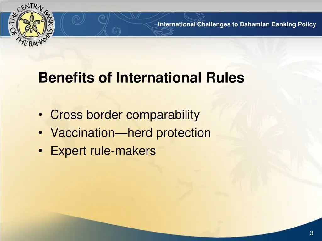 international challenges to bahamian banking 1