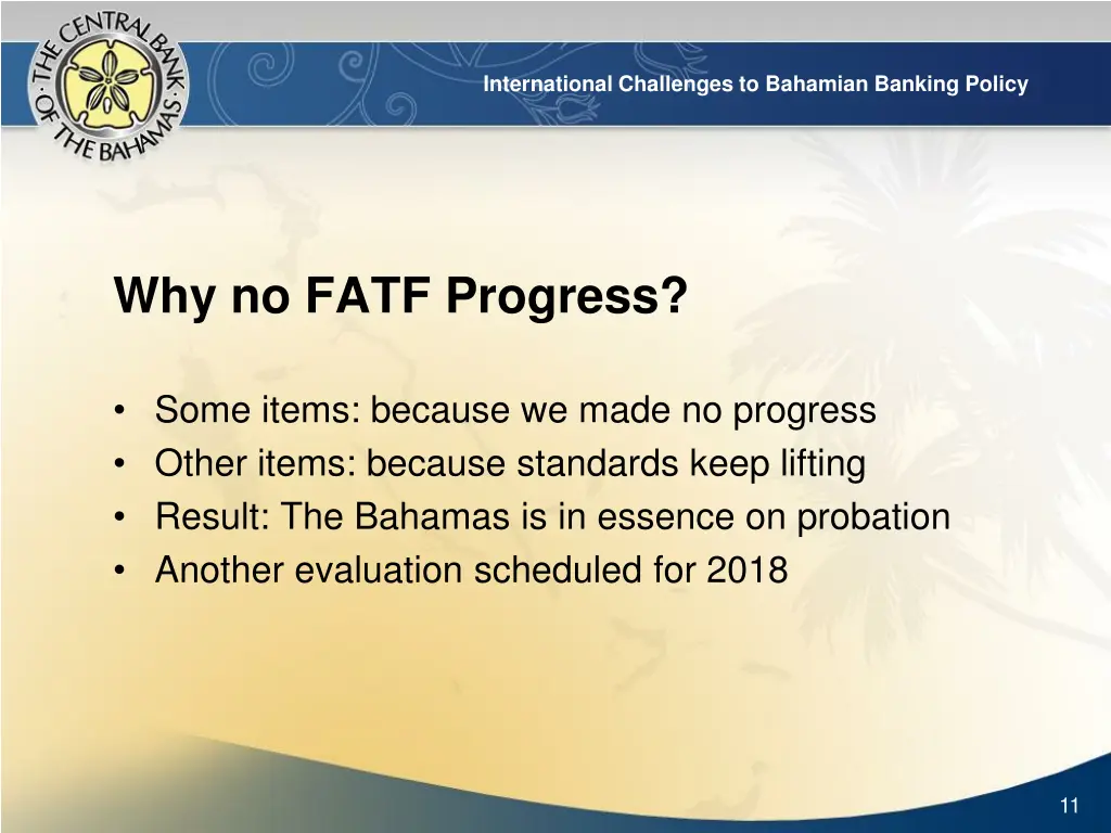 international challenges to bahamian banking 9