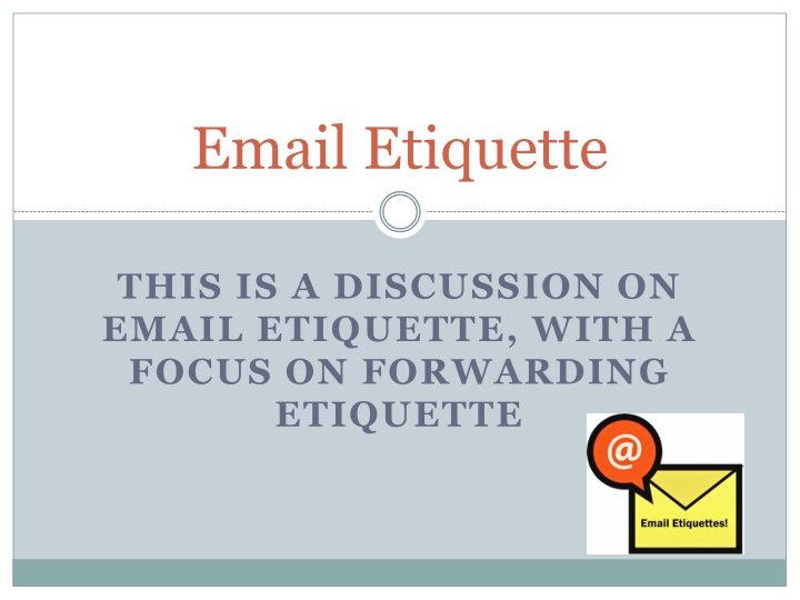 email etiquette