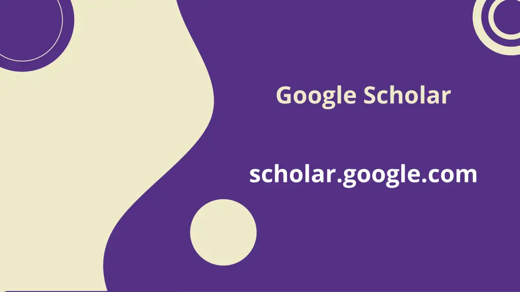 google scholar