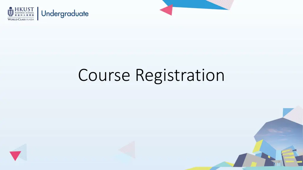 course registration