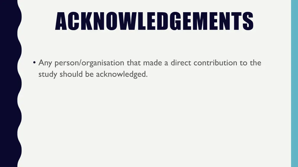 acknowledgements