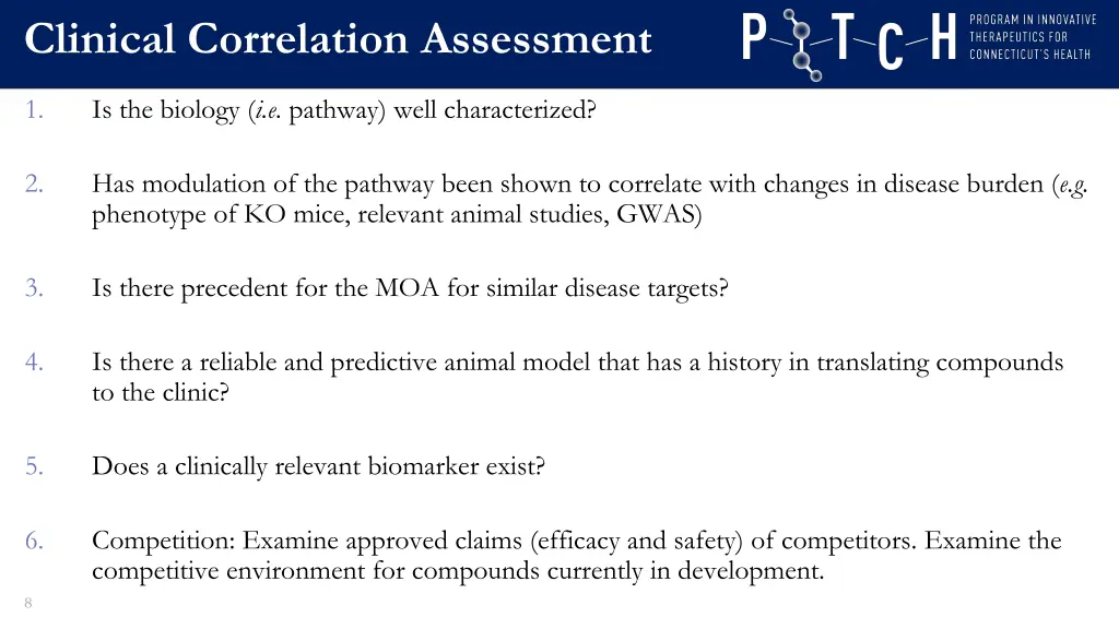 clinical correlation assessment