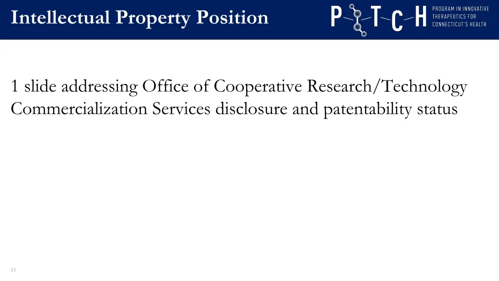 intellectual property position