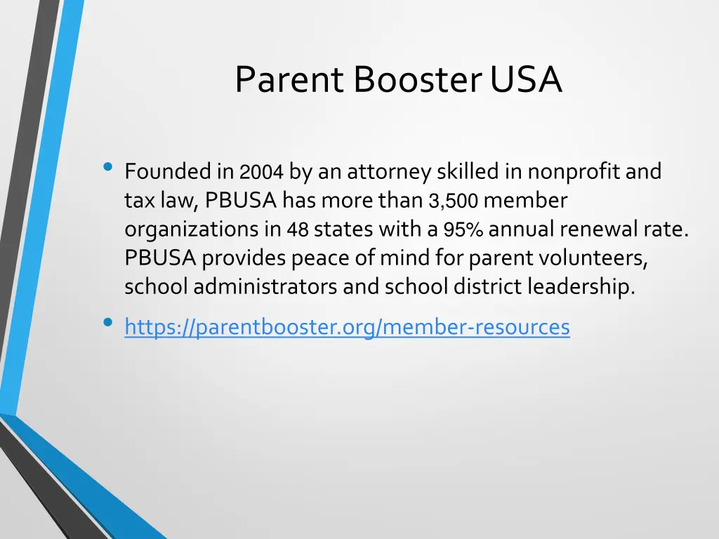 parent booster usa