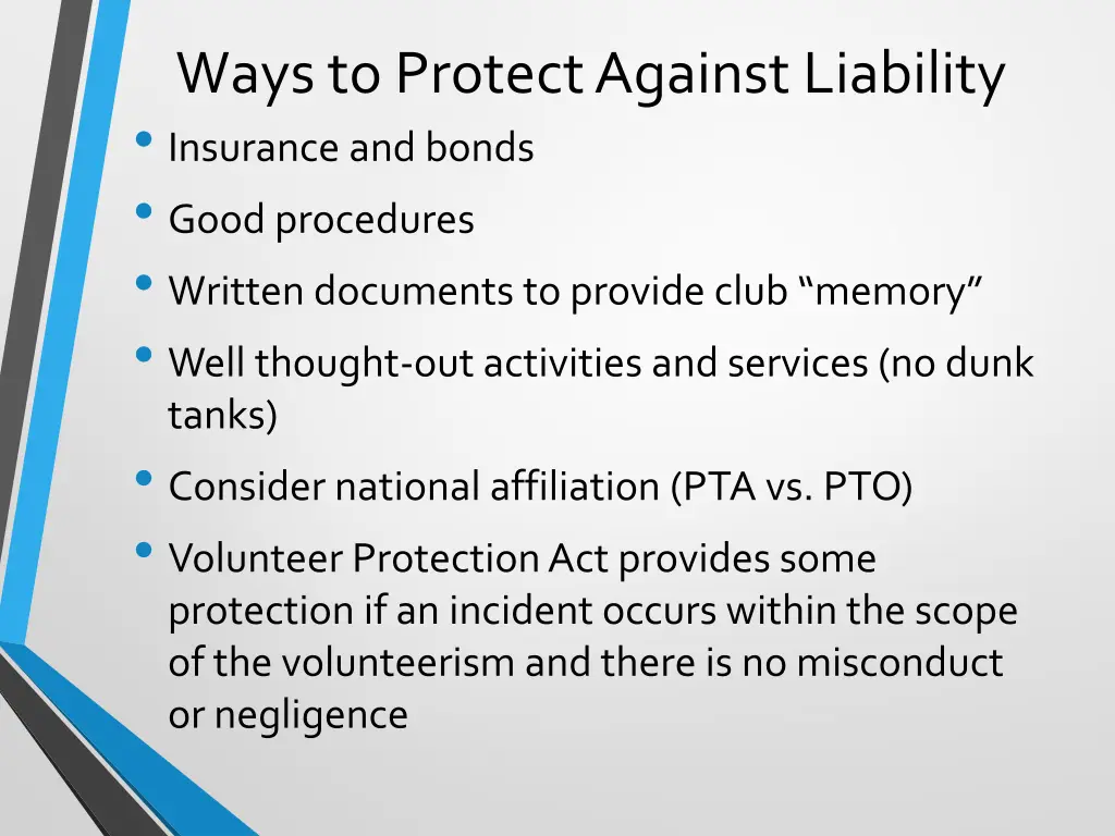 ways to protect against liability insurance