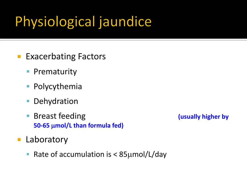 exacerbating factors