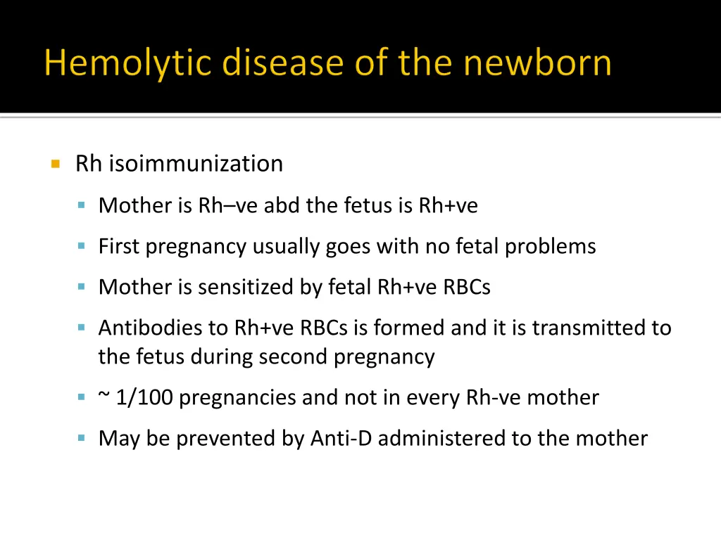 rh isoimmunization