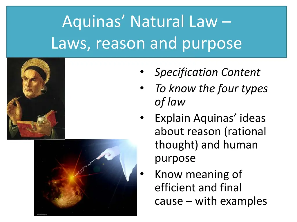 aquinas natural law laws reason and purpose